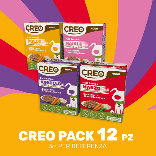 CREO PACK - 12 Pezzi
