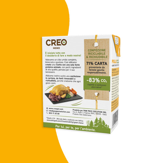 CREO MONOPROTEICO - Pollo con riso e verdure - 12 Pezzi